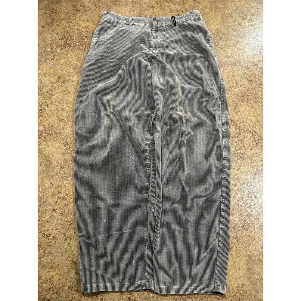 Vintage Rusty Corduroy Pants Baggy 32x29 Gray Skater Surf Grunge 90s